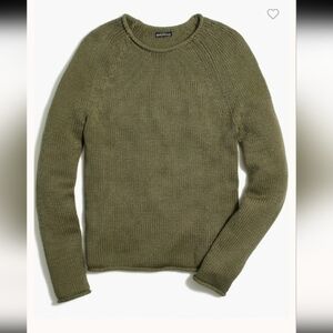 J. Crew - Roll Neck Olive Green Sweater, Size XS